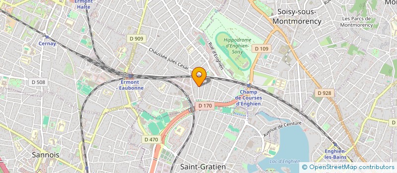 localisation de l'entreprise I.M.B.F à EAUBONNE