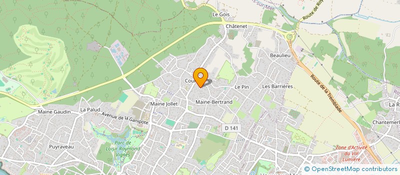 localisation de l'entreprise I & M BBR  SAINT-PALAIS-SUR-MER