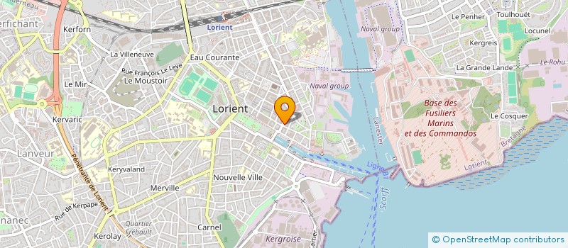 localisation de l'entreprise I M BEAUTE à LORIENT