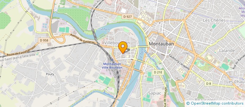 localisation de l'entreprise I.M.C  MONTAUBAN