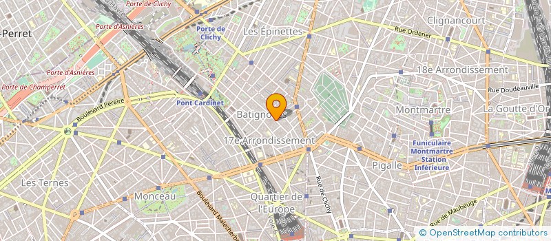 localisation de l'entreprise I.M.D. PUB  PARIS