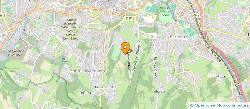 localisation de l'entreprise I.M.F (IDEAL MACONNERIE FACADE)  BARBERAZ