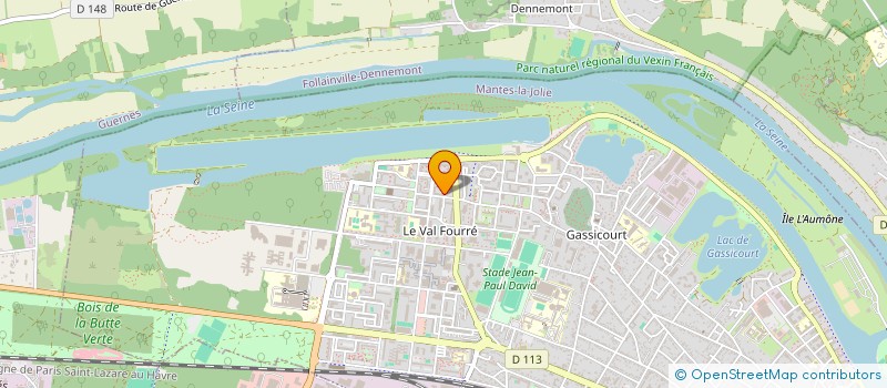 localisation de l'entreprise I&M FIBRE  MANTES-LA-JOLIE