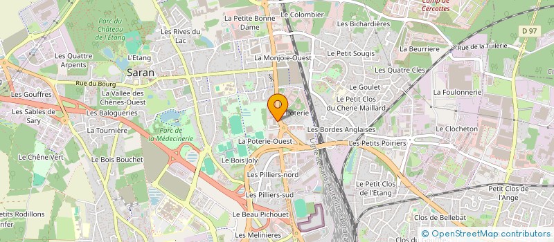 localisation de l'entreprise I-M GESTION à SARAN