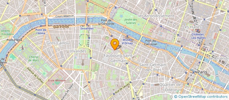 localisation de l'entreprise I.M.H à PARIS