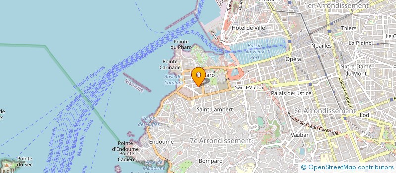 localisation de l'entreprise I M I R O ENSEIGN TECHNIQ SUP à MARSEILLE