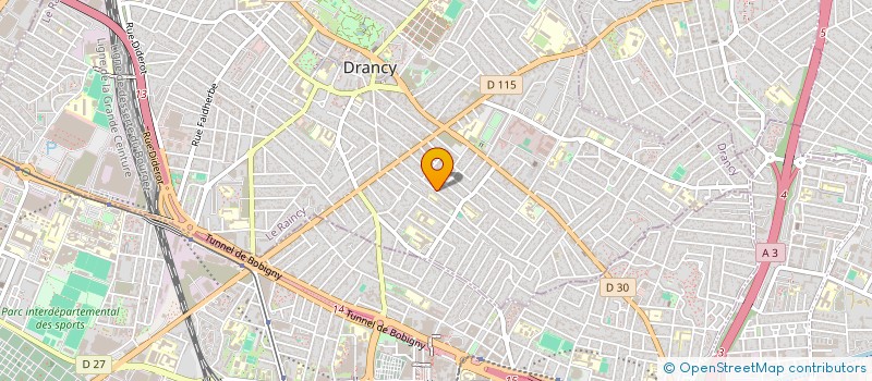 localisation de l'entreprise I&M - INSTALLATION ET MAINTENANCE à DRANCY