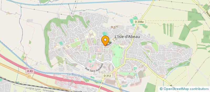 localisation de l'entreprise I.M.K.  L'ISLE-D'ABEAU