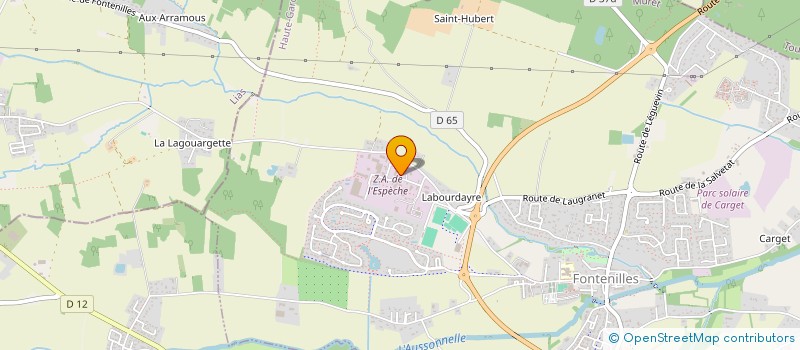 localisation de l'entreprise I.M. LOUSAS CONSTRUCTIONS  FONTENILLES