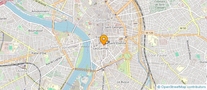 localisation de l'entreprise I.M MERCERIE RUBANERIE à TOULOUSE