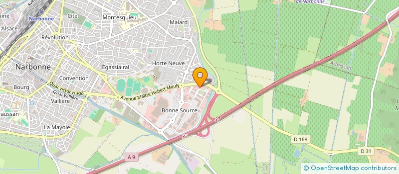 localisation de l'entreprise I M O  NARBONNE