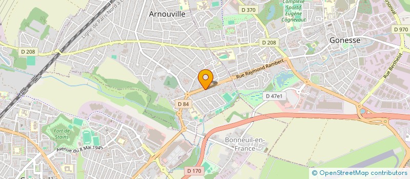 localisation de l'entreprise I.M.O à ARNOUVILLE