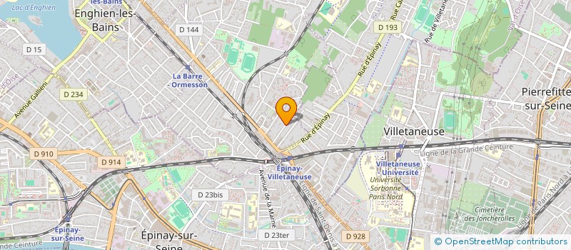 localisation de l'entreprise I M P D IMPACT MARQUAGE PUBLICITE DECORATION  DEUIL-LA-BARRE