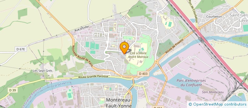 localisation de l'entreprise I.M PRESTIGE  MONTEREAU-FAULT-YONNE