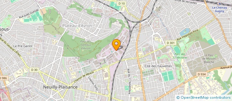 localisation de l'entreprise I.M.S. à NEUILLY-SUR-MARNE