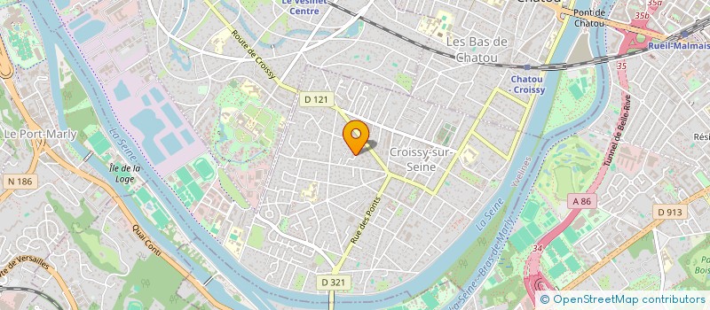 localisation de l'entreprise I.M.S  CROISSY-SUR-SEINE