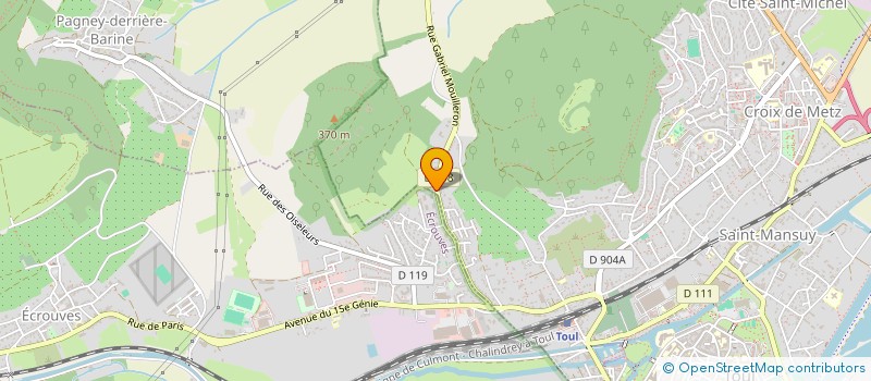 localisation de l'entreprise I.M.S  ECROUVES