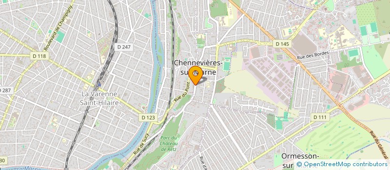 localisation de l'entreprise I.M.S INGENIERIE MESURE SERVICE à CHENNEVIERES-SUR-MARNE
