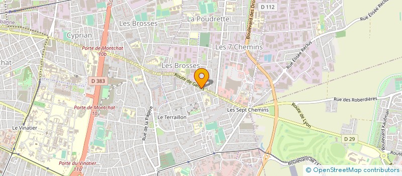 localisation de l'entreprise I.M.S.T  BRON