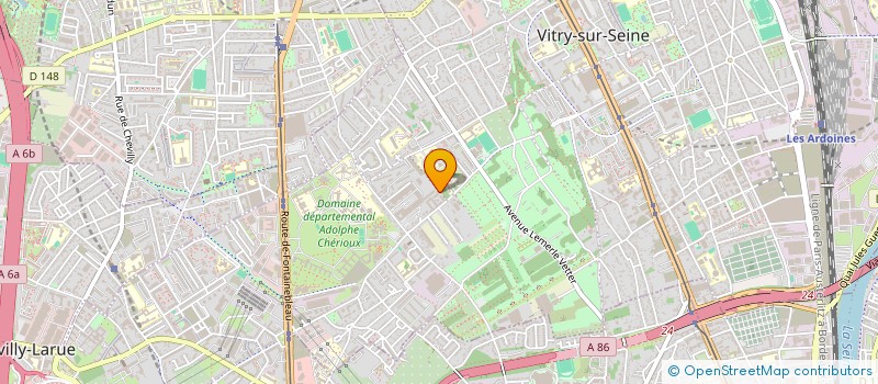 localisation de l'entreprise I.M SECURITY à VITRY-SUR-SEINE