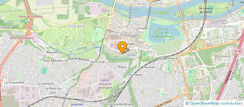 localisation de l'entreprise I.M.T. EDITIONS  TOURS