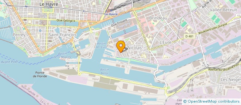 localisation de l'entreprise I.M.T.H. à LE HAVRE