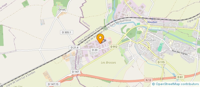 localisation de l'entreprise I.M.T.M à HOUDAN