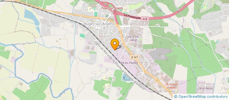 localisation de l'entreprise I&M TRANSPORTS à PUGET-SUR-ARGENS