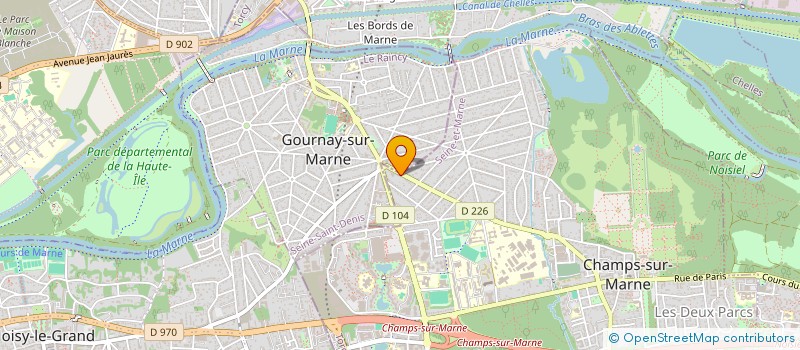 localisation de l'entreprise I'M YOUR DJ  CHAMPS-SUR-MARNE