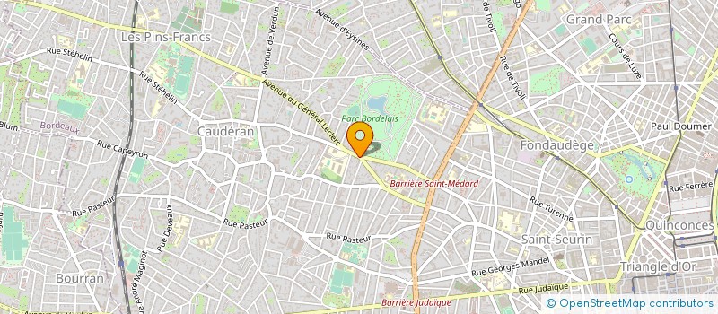 localisation de l'entreprise I.MAGE PRODUCTION IMMO à BORDEAUX