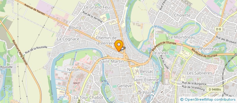 localisation de l'entreprise I-MAJ à NIORT