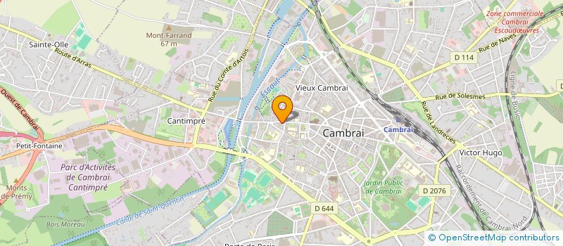 localisation de l'entreprise I'MARKET à CAMBRAI