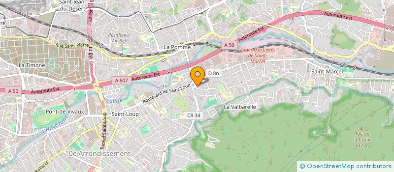 localisation de l'entreprise I.MED. à MARSEILLE