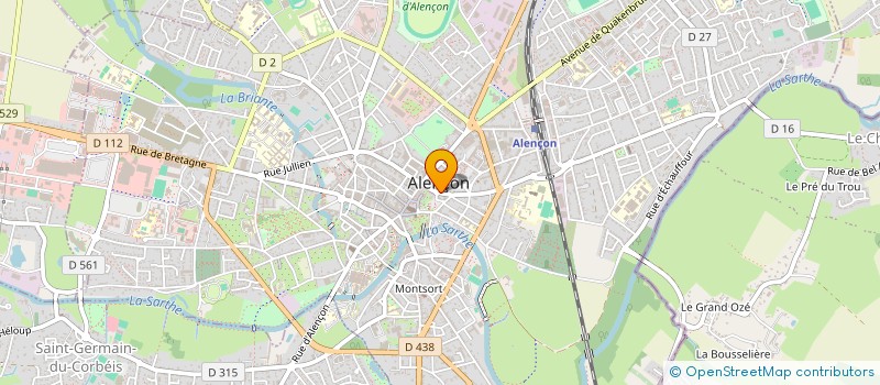 localisation de l'entreprise I MEDIA à ALENCON