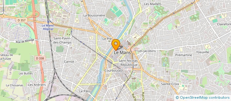 localisation de l'entreprise I-MEDIA à LE MANS