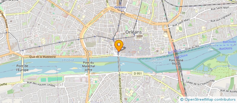 localisation de l'entreprise I. MEDIA à ORLEANS