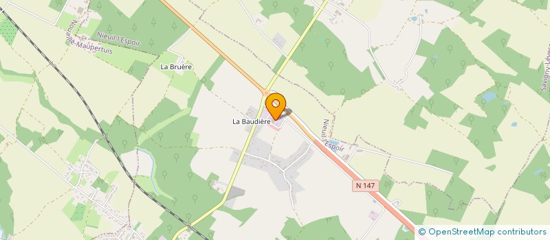 localisation de l'entreprise I-METAL à NIEUIL L'ESPOIR