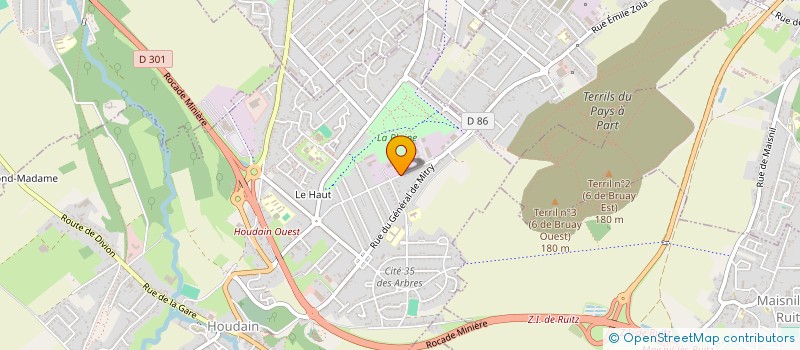 localisation de l'entreprise I MG FORMATION  HOUDAIN