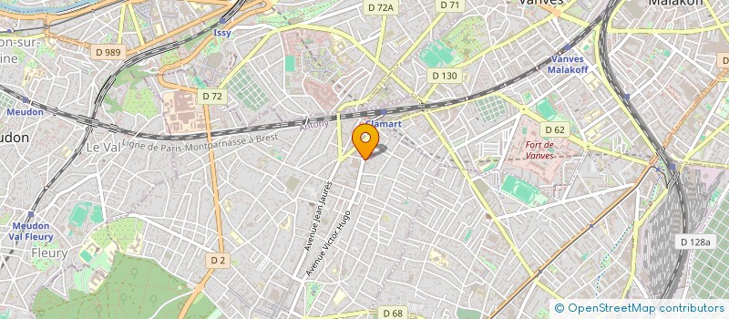 localisation de l'entreprise I MOTION J à CLAMART