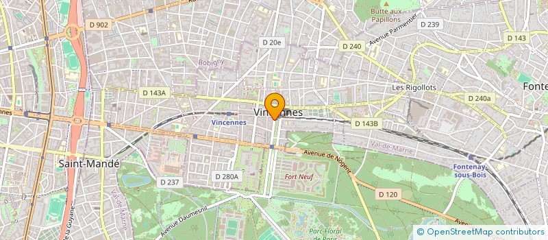 localisation de l'entreprise I MOTO à VINCENNES