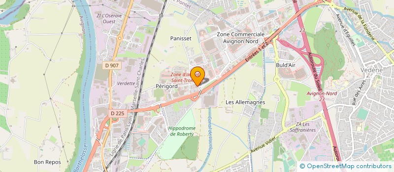 localisation de l'entreprise I-MOTORS  LE PONTET