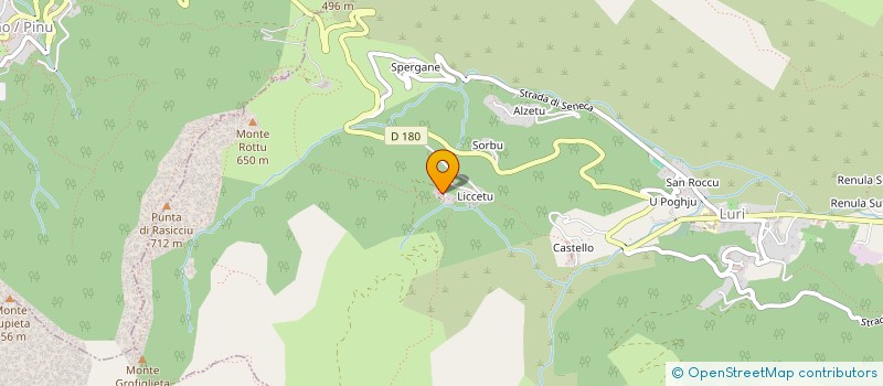 localisation de l'entreprise I MUNTAGNOLI LURESI  LURI