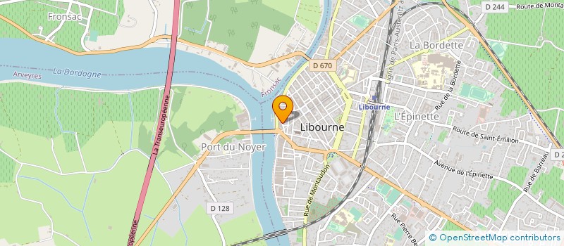 localisation de l'entreprise I. MUSICA à LIBOURNE