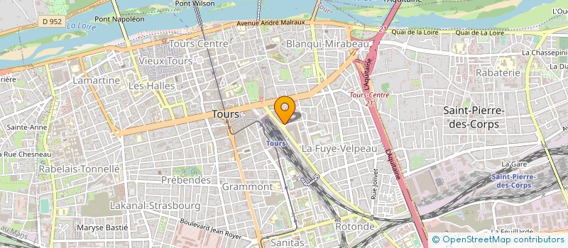 localisation de l'entreprise I.N.D.E  TOURS