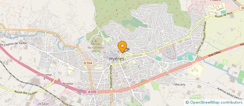 localisation de l'entreprise I.N. DESIGN 83 à HYERES