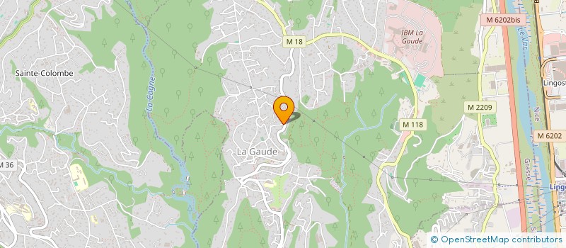 localisation de l'entreprise I.N.E.S. (INTEGRATION DES ENFANTS SOURDS)  LA GAUDE