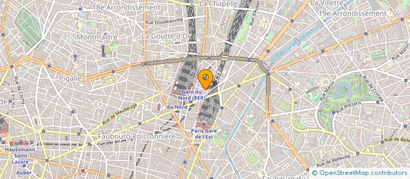 localisation de l'entreprise I.N.F. C.H.R.  PARIS