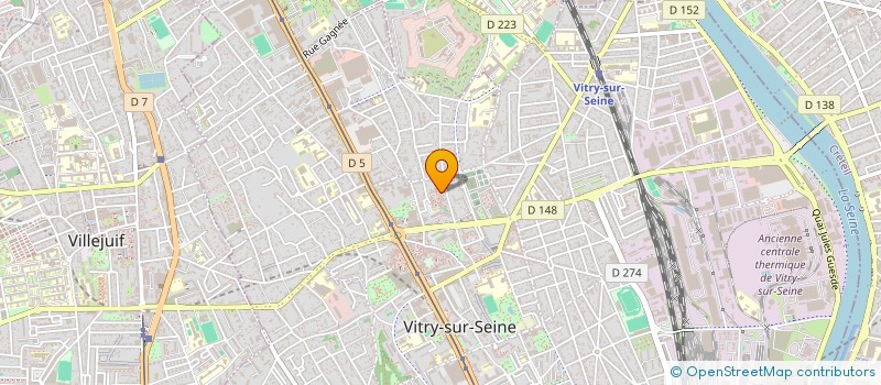 localisation de l'entreprise I.N.K à VITRY-SUR-SEINE