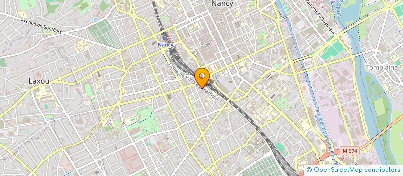 localisation de l'entreprise I.N.L.E.E.  NANCY