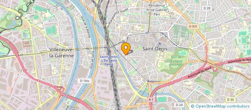 localisation de l'entreprise I.N.R.I. DELTA EXPRESS à SAINT-DENIS